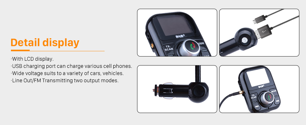 Seicane Wireless LCD Display Bluetooth Car Kit Digital Radio DAB+ Receiver FM Transmitter Support Handsfree Call U Disk TF card USB Charging Seicane Wireless LCD Display Bluetooth Car Kit Digital Radio DAB+ Receiver FM Transmitter Support Handsfree Call U Disk TF card USB Charging