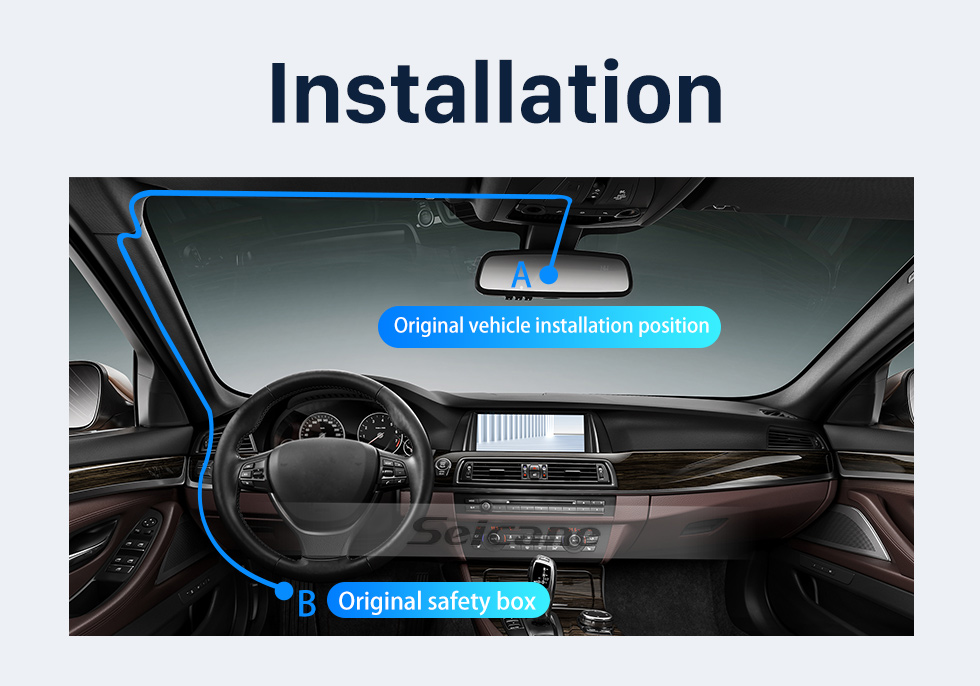 Seicane HD 1920x1080P Caméra de voiture Contrôle vocal Enregistreur Wifi Caméra DVR Enregistrement Angle de 140 degrés Seicane HD 1920x1080P Caméra de voiture Contrôle vocal Enregistreur Wifi Caméra DVR Enregistrement Angle de 140 degrés