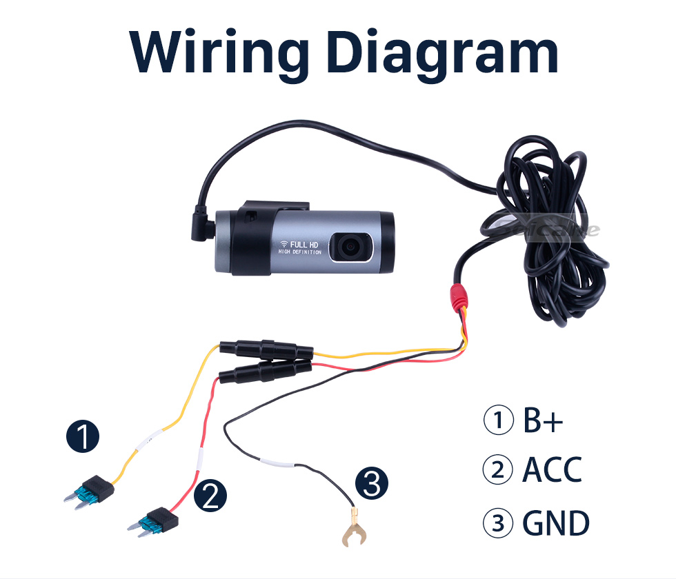 Seicane HD 1920x1080P Caméra de voiture Contrôle vocal Enregistreur Wifi Caméra DVR Enregistrement Angle de 140 degrés Seicane HD 1920x1080P Caméra de voiture Contrôle vocal Enregistreur Wifi Caméra DVR Enregistrement Angle de 140 degrés