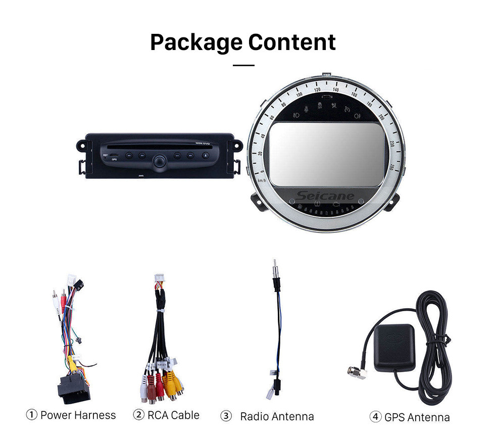 Seicane Android 10.0 Car GPS Navigation DVD Player For 2006-2013 BMW Mini Cooper With Radio Bluetooth 1080P Video USB SD Rearview Camera TV DVR Seicane Android 10.0 Car GPS Navigation DVD Player For 2006-2013 BMW Mini Cooper With Radio Bluetooth 1080P Video USB SD Rearview Camera TV DVR