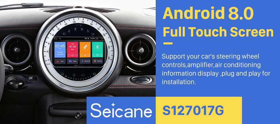 Seicane Android 10.0 Car GPS Navigation DVD Player For 2006-2013 BMW Mini Cooper With Radio Bluetooth 1080P Video USB SD Rearview Camera TV DVR Seicane Android 10.0 Car GPS Navigation DVD Player For 2006-2013 BMW Mini Cooper With Radio Bluetooth 1080P Video USB SD Rearview Camera TV DVR