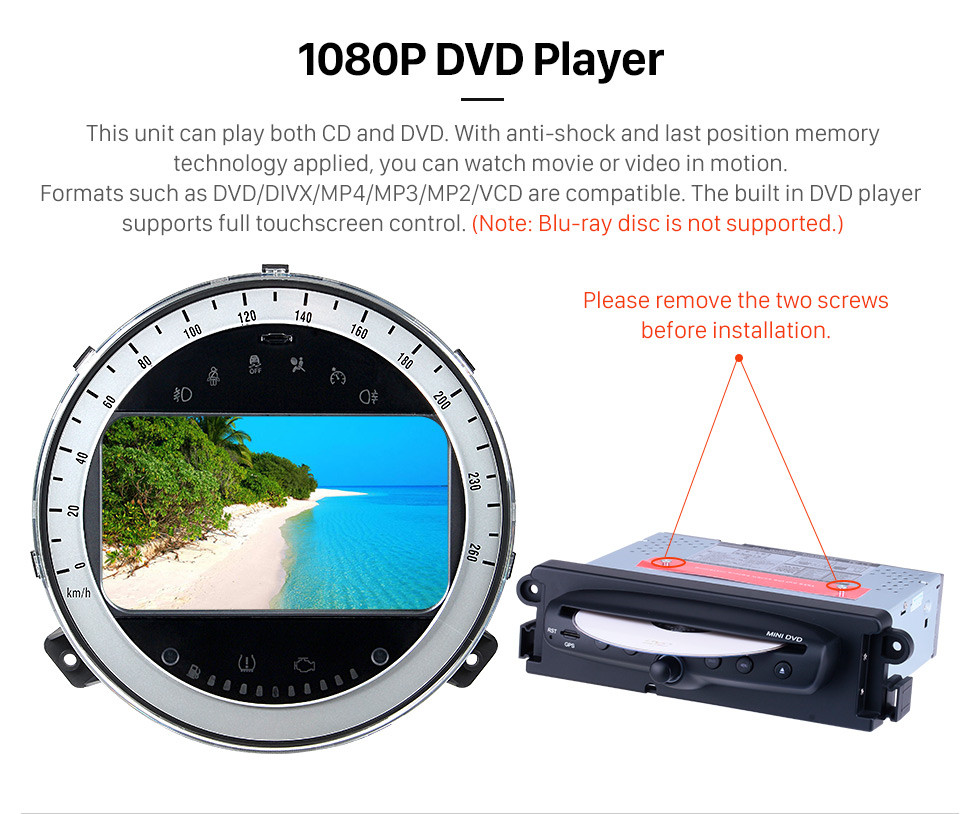 Seicane Android 10.0 Car GPS Navigation DVD Player For 2006-2013 BMW Mini Cooper With Radio Bluetooth 1080P Video USB SD Rearview Camera TV DVR Seicane Android 10.0 Car GPS Navigation DVD Player For 2006-2013 BMW Mini Cooper With Radio Bluetooth 1080P Video USB SD Rearview Camera TV DVR