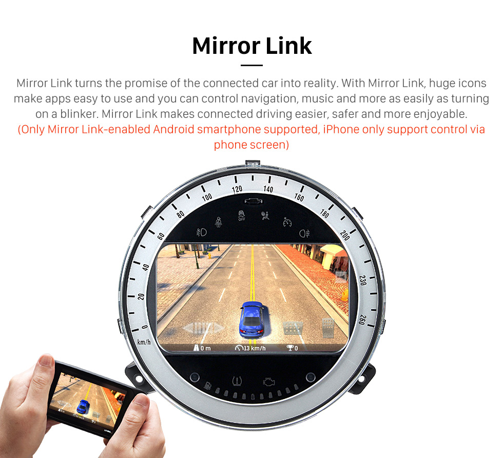 Seicane Android 10.0 Car GPS Navigation DVD Player For 2006-2013 BMW Mini Cooper With Radio Bluetooth 1080P Video USB SD Rearview Camera TV DVR Seicane Android 10.0 Car GPS Navigation DVD Player For 2006-2013 BMW Mini Cooper With Radio Bluetooth 1080P Video USB SD Rearview Camera TV DVR