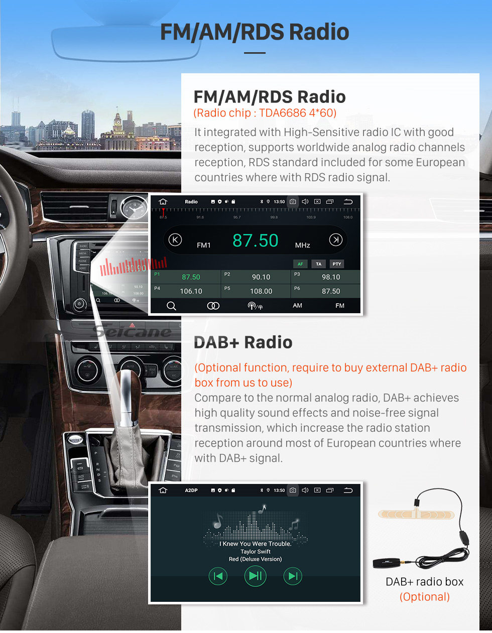 Seicane Android 10.0 Car GPS Navigation DVD Player For 2006-2013 BMW Mini Cooper With Radio Bluetooth 1080P Video USB SD Rearview Camera TV DVR Seicane Android 10.0 Car GPS Navigation DVD Player For 2006-2013 BMW Mini Cooper With Radio Bluetooth 1080P Video USB SD Rearview Camera TV DVR