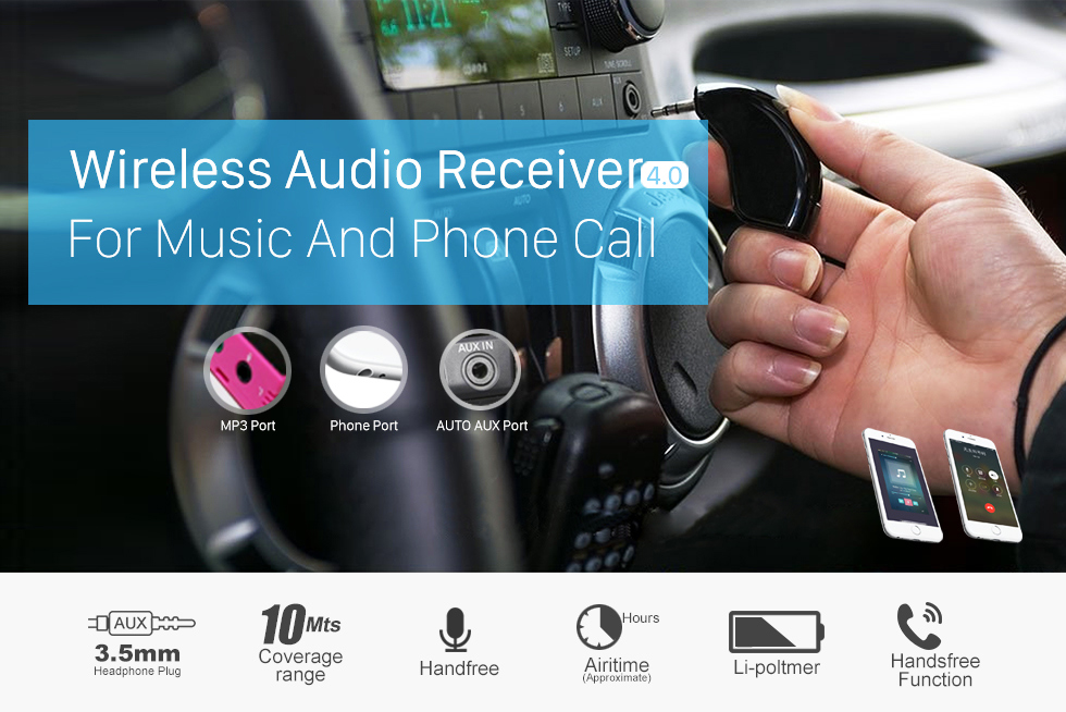 Wireless Audio Receiver For Music And Phone Call Wireless Bluetooth Music Audio Receiver Box Music Player with Hands-free calling Wireless Audio Receiver For Music And Phone Call Wireless Bluetooth Music Audio Receiver Box Music Player with Hands-free calling
