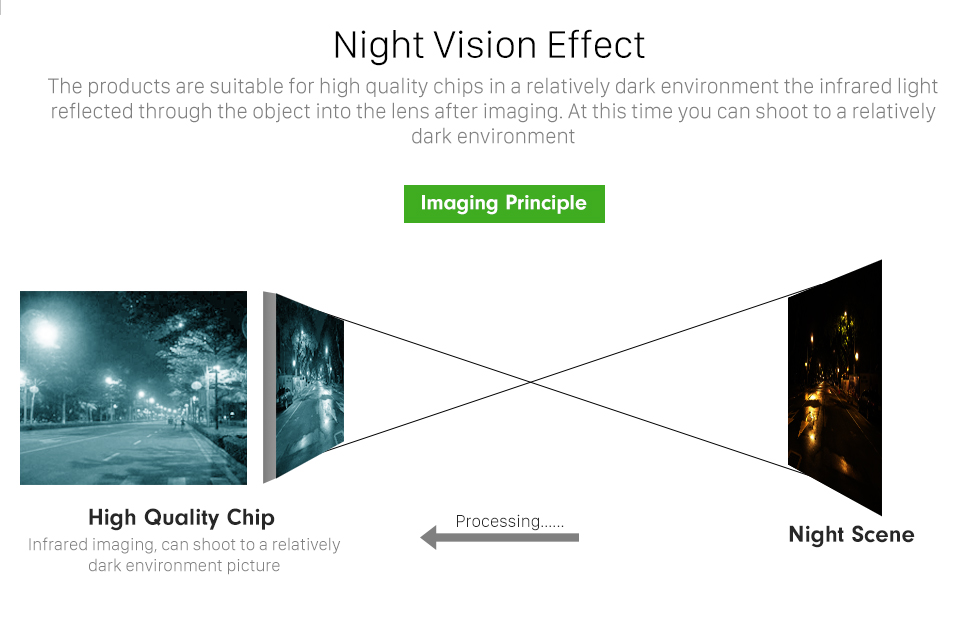 Night Vision Effect Boca de peixe ajustável como ângulo de visão de 170 graus Câmera de visão traseira de carro CCD à prova de água Sensor inverso Sistema de assistência de estacionamento