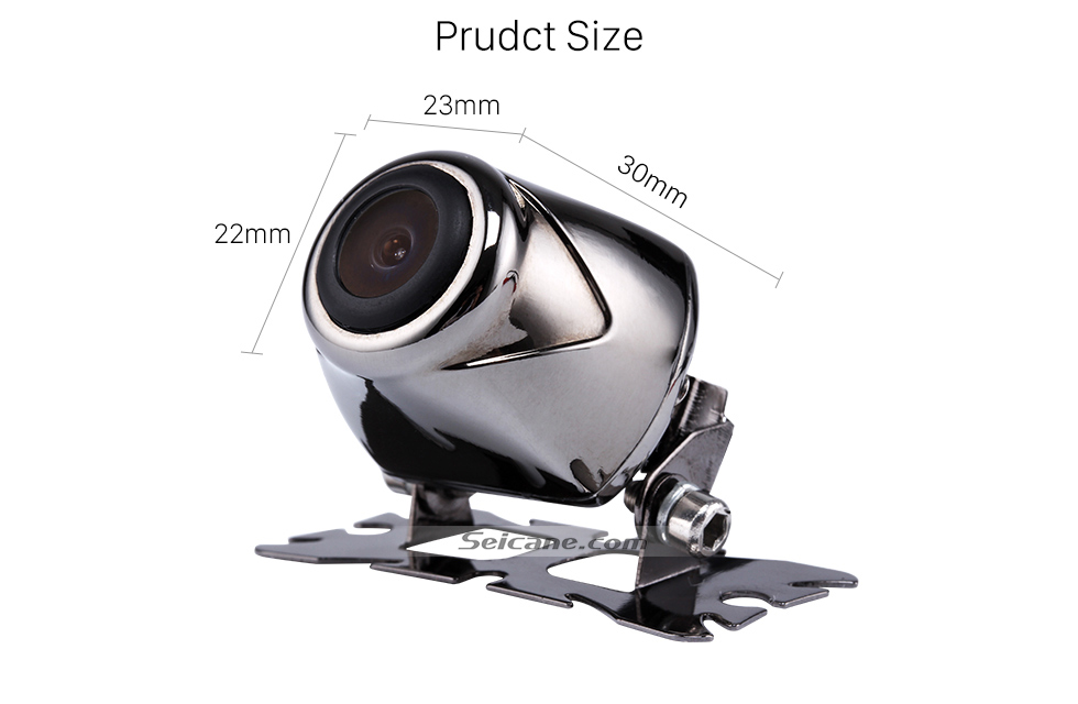 Prudct Size  Adjustable Fish-mouth Like 170 Degree Wide Viewing Angle Car Rearview Camera Waterproof CCD Reverse Sensor Parking Assistance system