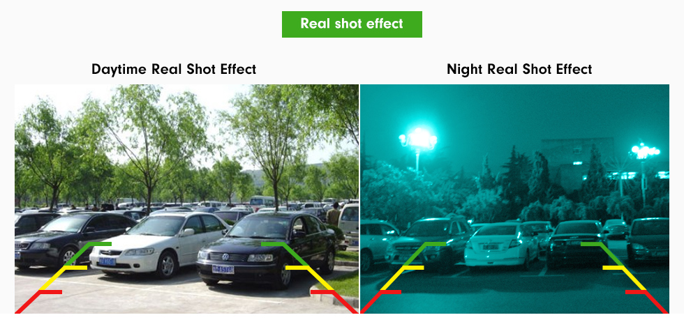 Real shot effect Einstellbarer Fisch-Mund wie 170 Grad breite Betrachtungs-Winkel-Auto-Rearview-Kamera Wasserdichtes CCD-Rückseiten-Sensor-Parken-Unterstützungssystem