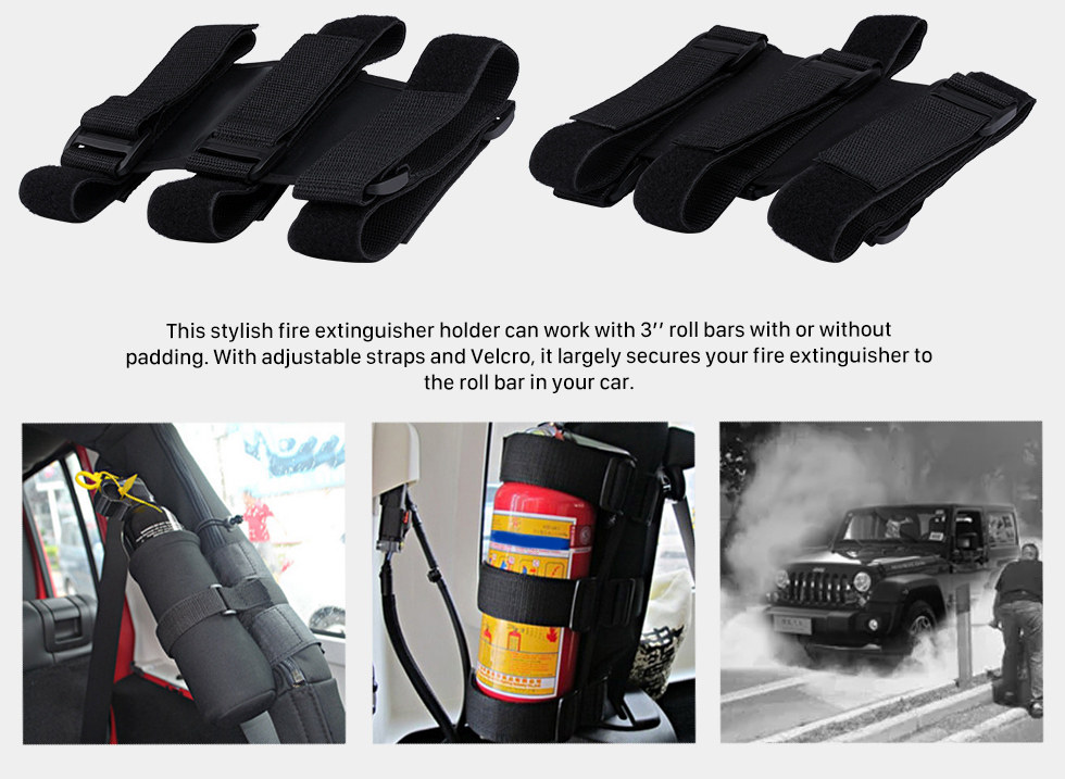 New Interior Roll Bar Feuerloscher Halter Sicherheitsschutz Kit Fur Jeep Wrangler Auto Zubehor