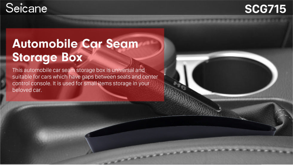 Seicane Multifunctional Accessories Car Seam Storage Box Automobile Insert Free Box Container