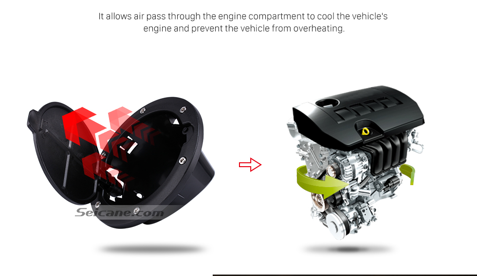 Seicane Black Car Engine Gas Oil Filler Cap Fuel Tank Cover for 2007-2016 Jeep Wrangler Seicane Black Car Engine Gas Oil Filler Cap Fuel Tank Cover for 2007-2016 Jeep Wrangler