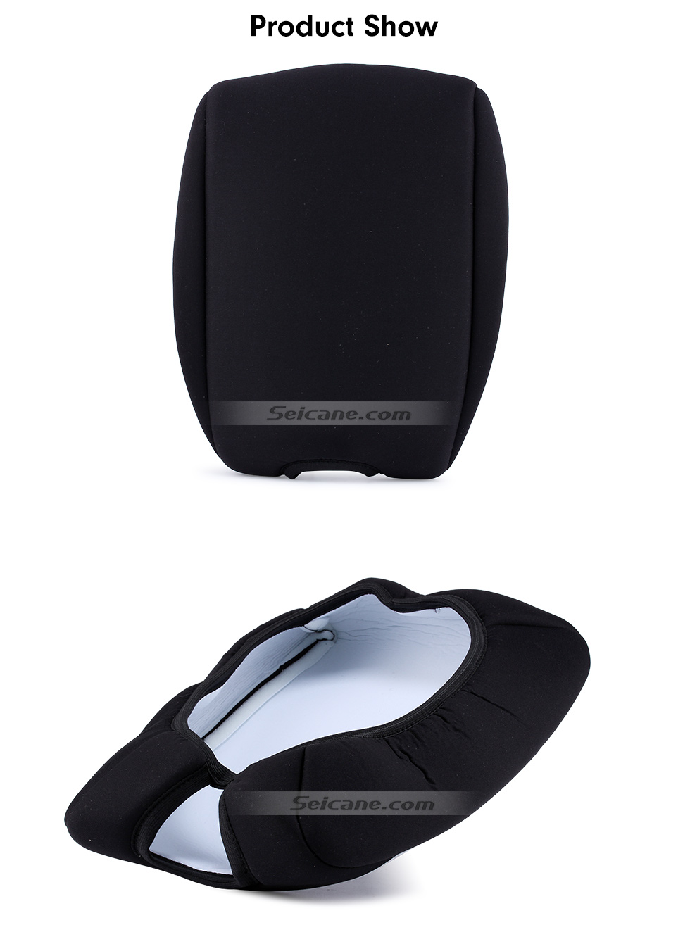 Seicane Car Inner Center Console Soft Pad Slip-On Armrest Box Cover para 2007-2015 Jeep Wrangler Seicane Car Inner Center Console Soft Pad Slip-On Armrest Box Cover para 2007-2015 Jeep Wrangler