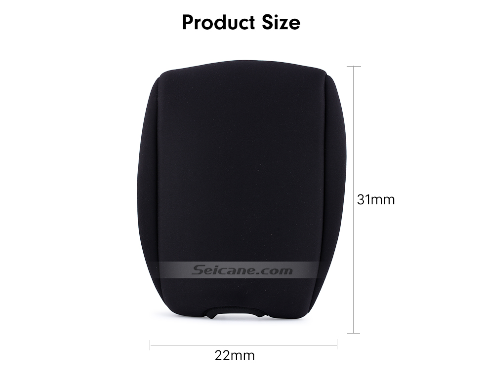 Seicane Car Inner Center Console Soft Pad Slip-On Armrest Box Cover para 2007-2015 Jeep Wrangler Seicane Car Inner Center Console Soft Pad Slip-On Armrest Box Cover para 2007-2015 Jeep Wrangler
