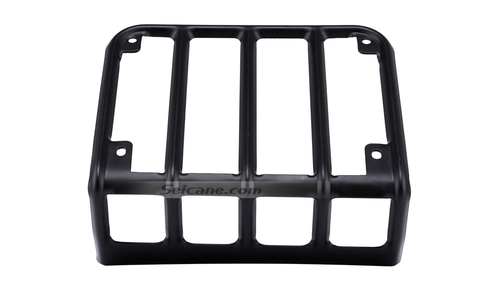 Seicane Protector de la cubierta del protector de la lámpara de la luz de la cola del metal de 2pcs para 2007-2016 Jeep Wrangler