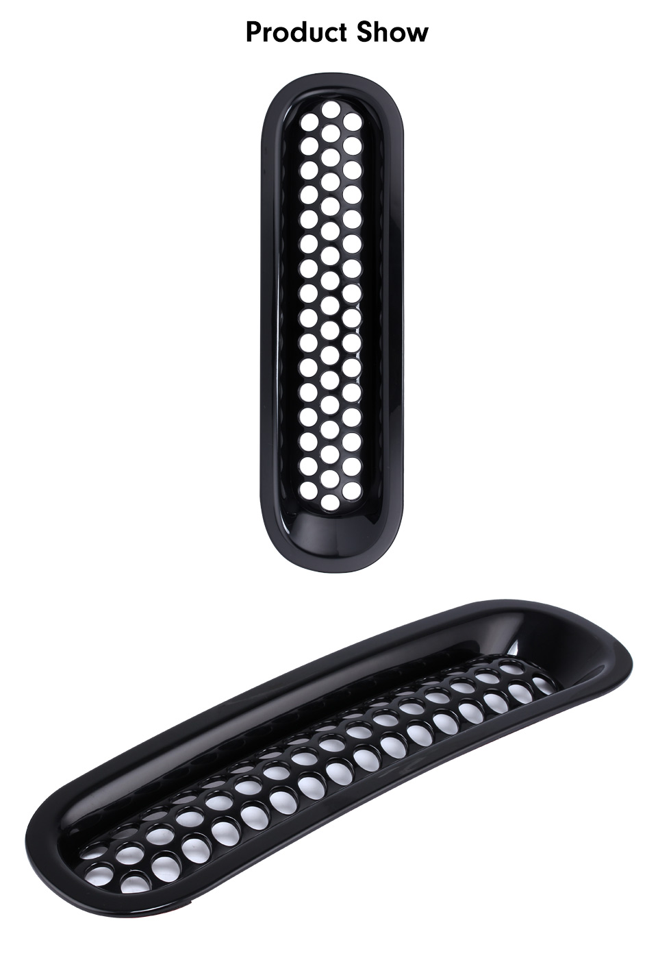 Seicane Car Accessories Black ABS Plastic Front Grille Grid Set for 2007-2016 Jeep Wrangler Mesh Cover 7pcs Seicane Car Accessories Black ABS Plastic Front Grille Grid Set for 2007-2016 Jeep Wrangler Mesh Cover 7pcs