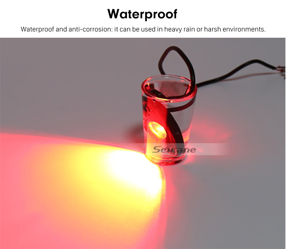 Seicane Newest 8 Pods Under Car RGB LED Rock Lights for Universal Car Chassis with Bluetooth Control Waterproof Anti-corrosion Seicane Newest 8 Pods Under Car RGB LED Rock Lights for Universal Car Chassis with Bluetooth Control Waterproof Anti-corrosion