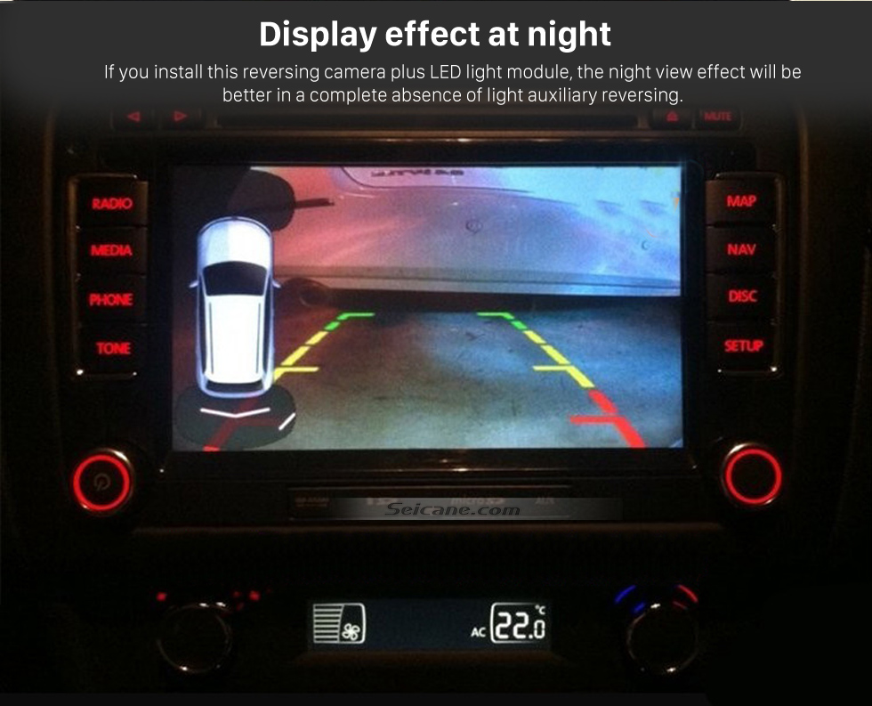 Seicane 170 Degree Large Wide Angle HD Night Vision Rearview Backup Camera With Waterproof Car Reversing Parking Assistance system Seicane 170 Degree Large Wide Angle HD Night Vision Rearview Backup Camera With Waterproof Car Reversing Parking Assistance system