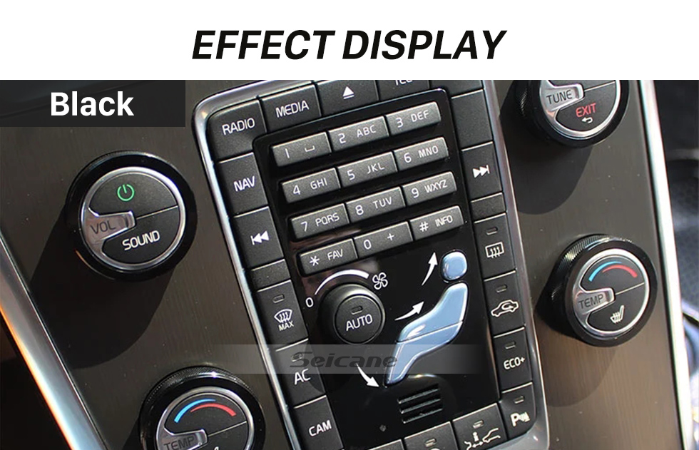 Seicane Colorful Air Conditioning Knobs Decoration Kit for 2011-2014 Volvo XC60 S60 V40 S80L Car Interior Stereo Audio Ring Cover kit Seicane Colorful Air Conditioning Knobs Decoration Kit for 2011-2014 Volvo XC60 S60 V40 S80L Car Interior Stereo Audio Ring Cover kit