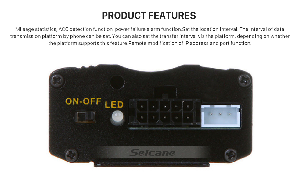 Seicane Universal-Auto GPS Remote Monitoring Locator Unterstützung GSM GPRS Location Tracking Alarm Device Seicane Universal-Auto GPS Remote Monitoring Locator Unterstützung GSM GPRS Location Tracking Alarm Device