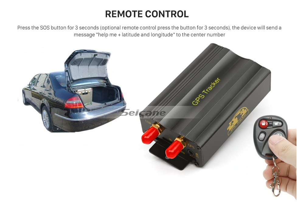 Seicane Universal-Auto GPS Remote Monitoring Locator Unterstützung GSM GPRS Location Tracking Alarm Device Seicane Universal-Auto GPS Remote Monitoring Locator Unterstützung GSM GPRS Location Tracking Alarm Device