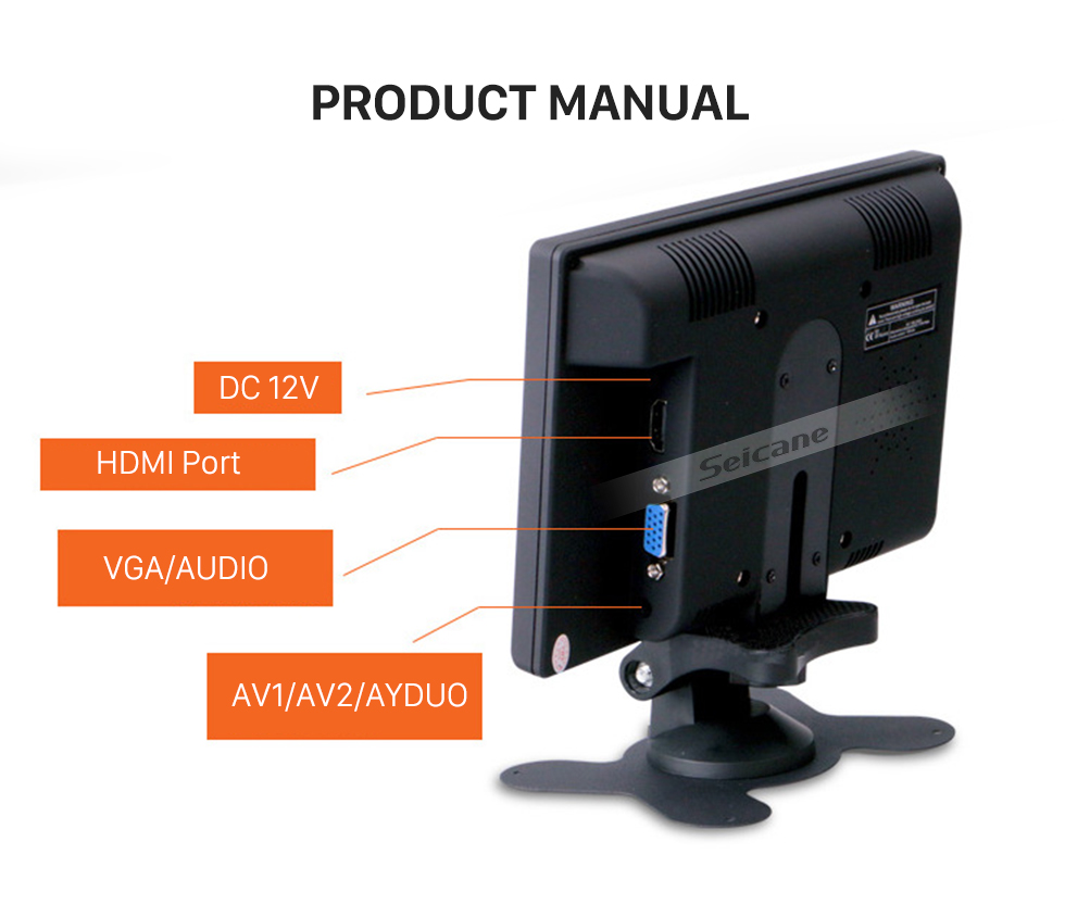 Seicane Многофункциональный двойной зарядное устройство для курьерской зарядки с двумя портами USB Цифровая защита от перегрузки