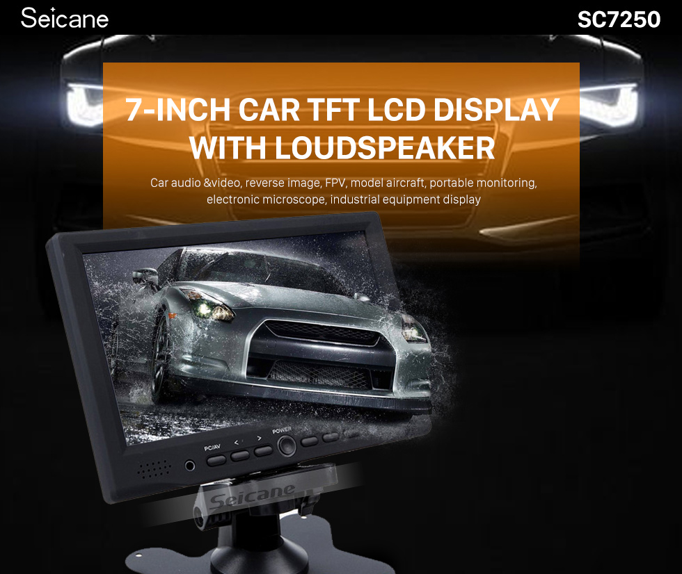 Seicane 170 Degree Super Wide Angle 7 Inch TFT LCD Display Screen HD 1080P Night Vision Car DVR With Built-in Microphone Switch Recording HDMI interface Seicane 170 Degree Super Wide Angle 7 Inch TFT LCD Display Screen HD 1080P Night Vision Car DVR With Built-in Microphone Switch Recording HDMI interface