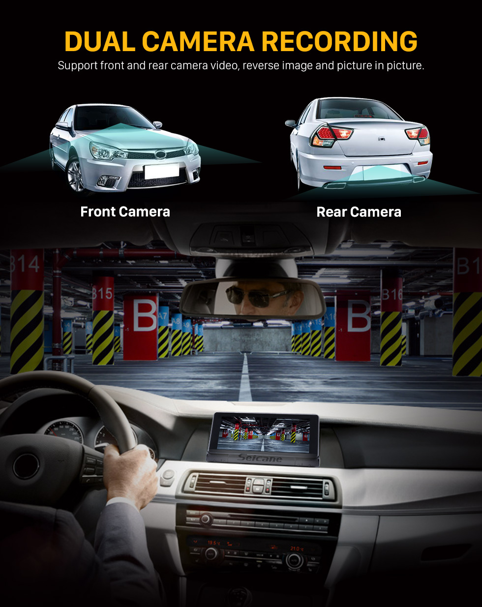 Seicane Android 5.1 HD 1280*480 Screen Resolution Auto GPS navigation DVR Video Camera Support Music 4G WiFi Bluetooth Hands-free Calling Seicane Android 5.1 HD 1280*480 Screen Resolution Auto GPS navigation DVR Video Camera Support Music 4G WiFi Bluetooth Hands-free Calling