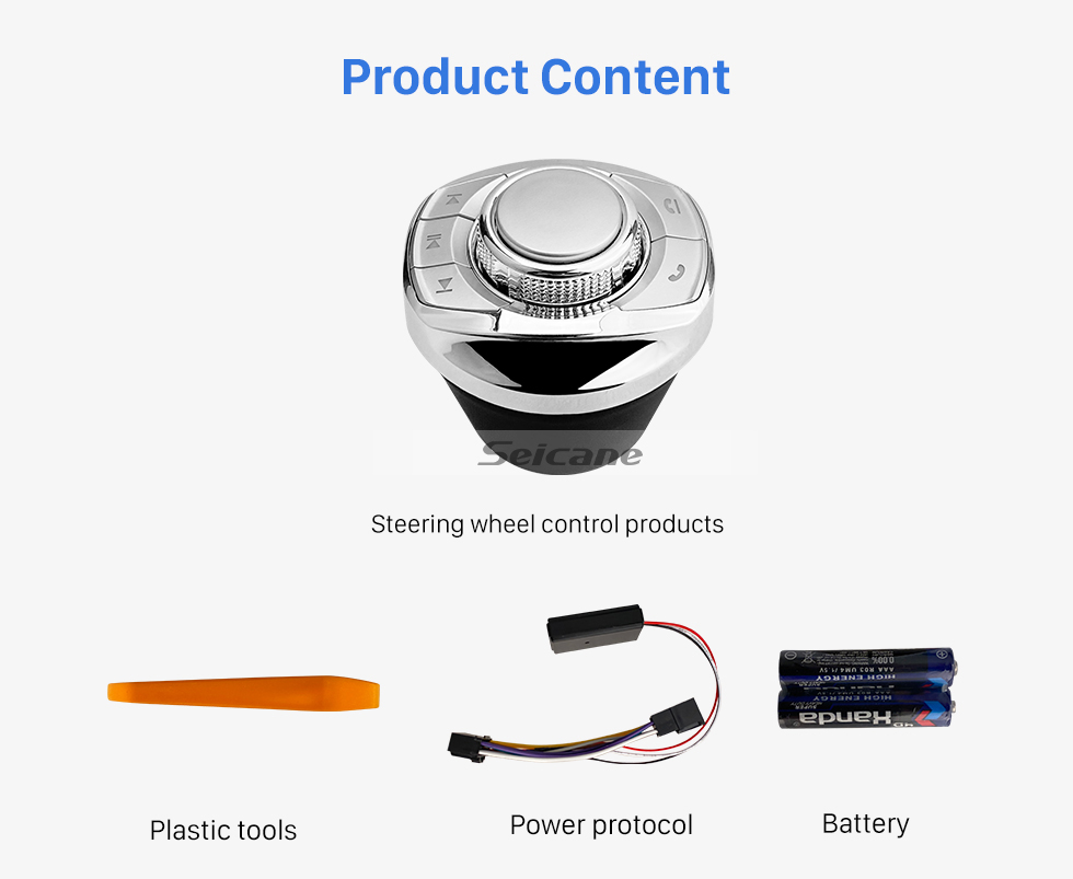Seicane High-sensitive Universal Car Controller Steering Wheel Control For Car Stereo Radio GPS Navigation Cup Slot installation Plug and Play Seicane High-sensitive Universal Car Controller Steering Wheel Control For Car Stereo Radio GPS Navigation Cup Slot installation Plug and Play