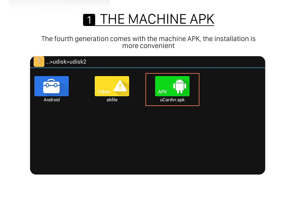 Seicane Máquina de coche APK Grabadora de unidad USB con chip de sensor de alta calidad a través de la interfaz USB para transmitir navegación de pantalla de alta definición, reproducción de imágenes y otras funciones