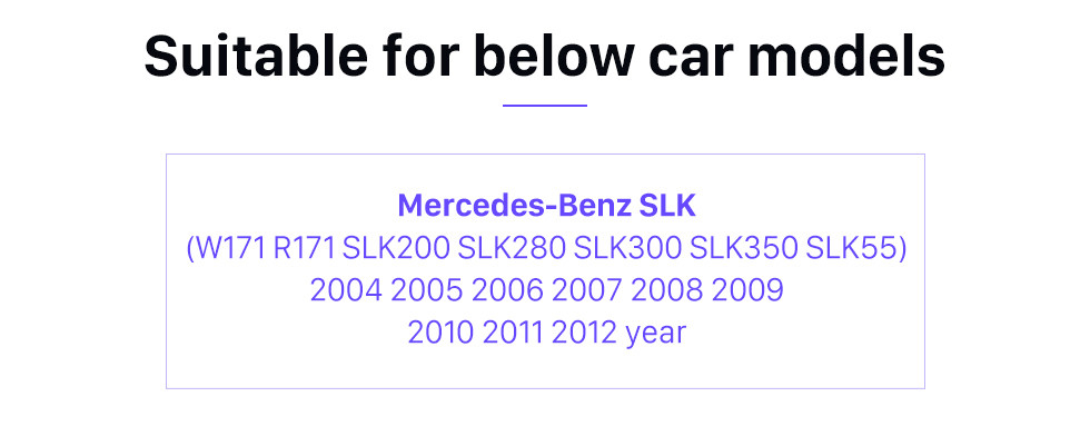 Seicane 2004-2012 Mercedes-Benz SLK W171 R171 SLK200 SLK200 SLK300 SLK300 SLK55 Décodeur de fibre optique voiture La plupart des amplificateurs de boîte Bose Harmon Kardon Adaptateur de décodage audio