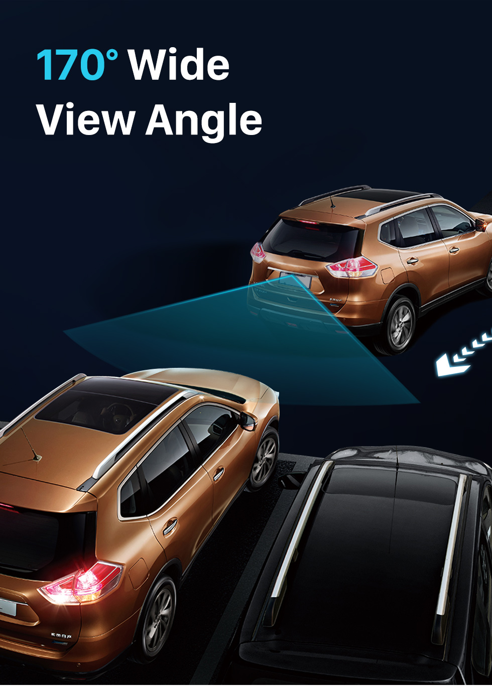 Seicane 170 Degree HD Wide Angle Large Viewing Night Vision Waterproof License Plate Rearview Camera Car Parking Reversing Assistance system Seicane 170 Degree HD Wide Angle Large Viewing Night Vision Waterproof License Plate Rearview Camera Car Parking Reversing Assistance system