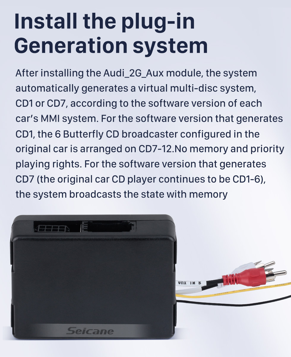 Seicane 2002-2008 BMW E65 / E66 décodeur de fibre optique de voiture la plupart des adaptateurs d&amp;#39;interface optique de convertisseur de Bose Harmon Kardon