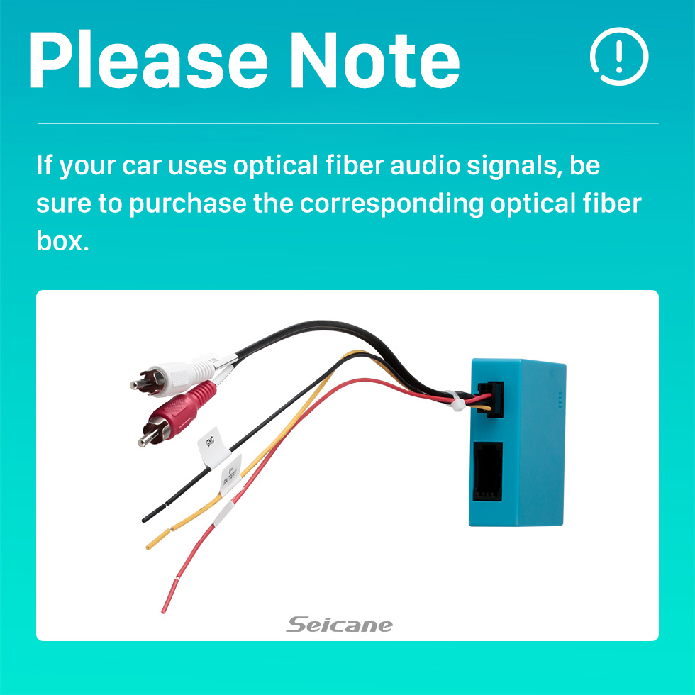 Seicane For LAND ROVER Freelander Discovery 4 2006-2015 Range Rover Sport 2012-2017 Car Optical Fiber Decoder Most Box