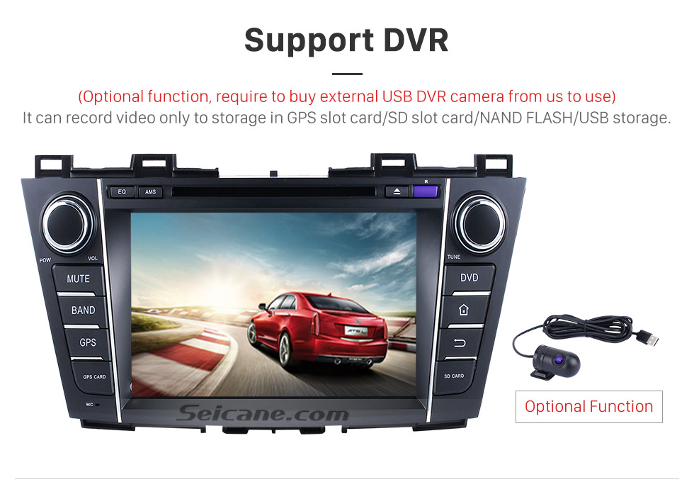 Seicane 2009-2012 Mazda PREMACY Android 7.1.1 DVD player Radio GPS navigation system Quad-core CPU 16G Flash Mirror link multi-touch screen OBD DVR Backup camera TV 3G WIFI USB SD Bluetooth Seicane 2009-2012 Mazda PREMACY Android 7.1.1 DVD player Radio GPS navigation system Quad-core CPU 16G Flash Mirror link multi-touch screen OBD DVR Backup camera TV 3G WIFI USB SD Bluetooth
