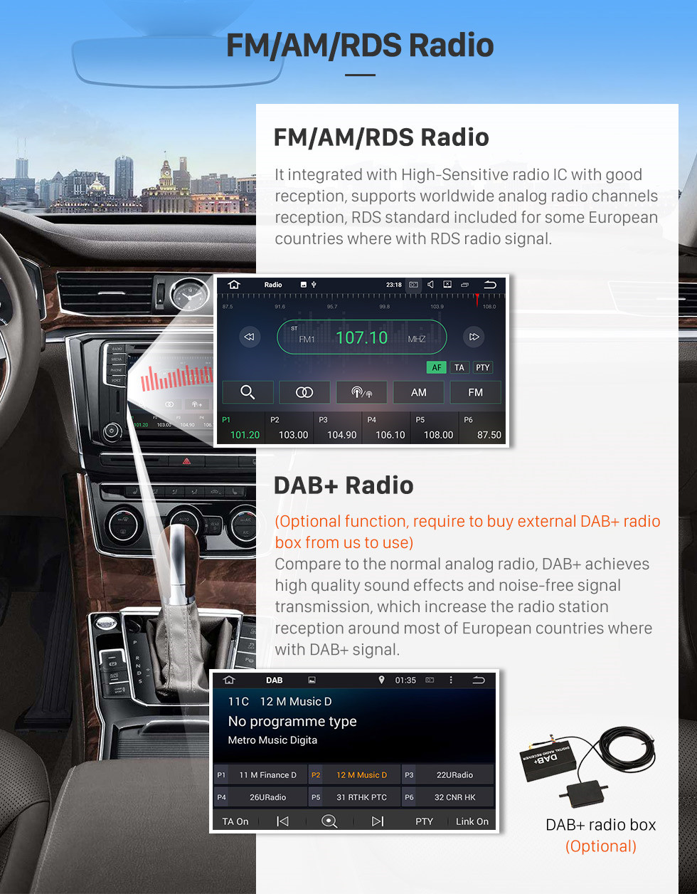 Seicane 1998-2007 Toyota Land Cruiser Android 7.1 GPS Radio navigation system with WIFI Bluetooth DVD player HD touch screen OBD DVR Backup camera TV 3G Mirror link USB SD 16G Flash Quad-core CPU Seicane 1998-2007 Toyota Land Cruiser Android 7.1 GPS Radio navigation system with WIFI Bluetooth DVD player HD touch screen OBD DVR Backup camera TV 3G Mirror link USB SD 16G Flash Quad-core CPU
