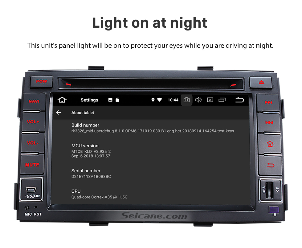 Seicane Aftermarket Android 8.1 Radio DVD Player Navigation System for 2010 2011 2012 KIA SORENTO with Bluetooth HD 1024*600 Touch Screen Mirror link GPS OBD2 DVR TV USB SD 3G WIFI Rearview Camera 16G Flash Quad-core CPU HD 1080P Video Steering Wheel Control Seicane Aftermarket Android 8.1 Radio DVD Player Navigation System for 2010 2011 2012 KIA SORENTO with Bluetooth HD 1024*600 Touch Screen Mirror link GPS OBD2 DVR TV USB SD 3G WIFI Rearview Camera 16G Flash Quad-core CPU HD 1080P Video Steering Wheel Control