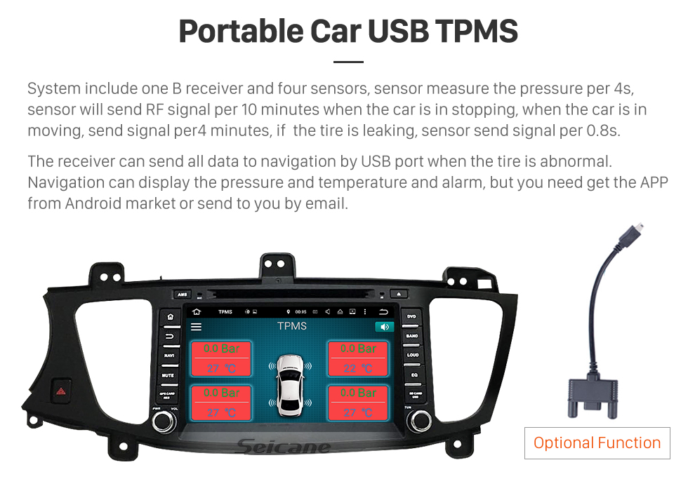 Seicane Android 5.1.1 Radio GPS DVD Player for 2009-2012 KIA Cadenza with HD 1024*600 touch screen Bluetooth navigation system OBD2 DVR Rearview camera TV 1080P Video 3G WIFI Steering Wheel Control USB SD Quad-core CPU Mirror link Seicane Android 5.1.1 Radio GPS DVD Player for 2009-2012 KIA Cadenza with HD 1024*600 touch screen Bluetooth navigation system OBD2 DVR Rearview camera TV 1080P Video 3G WIFI Steering Wheel Control USB SD Quad-core CPU Mirror link