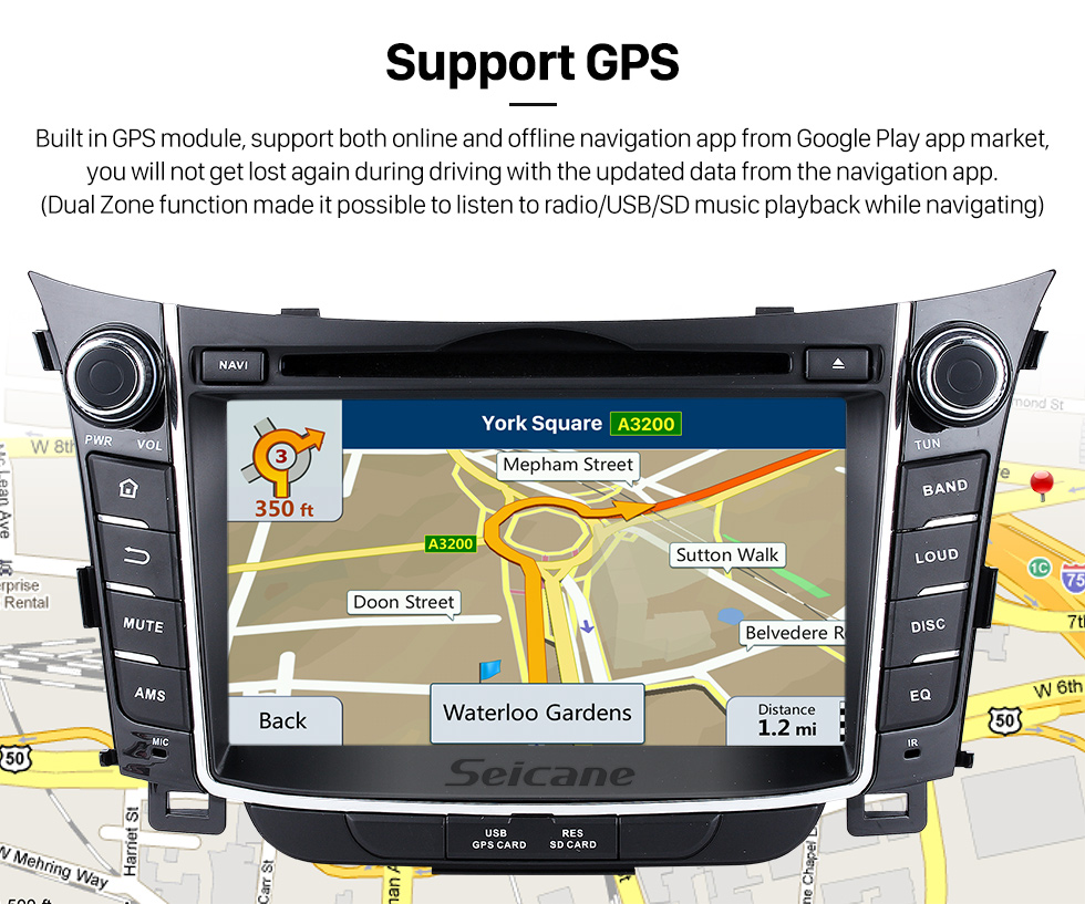 Seicane 2011 2012 2013 Hyundai I30 Android 5.1.1 Radio GPS navigation system with Bluetooth DVD Player HD 1024*600 touch screen OBD2 DVR Rearview camera TV 1080P Video 3G WIFI Steering Wheel Control USB SD Quad-core CPU Mirror link Seicane 2011 2012 2013 Hyundai I30 Android 5.1.1 Radio GPS navigation system with Bluetooth DVD Player HD 1024*600 touch screen OBD2 DVR Rearview camera TV 1080P Video 3G WIFI Steering Wheel Control USB SD Quad-core CPU Mirror link