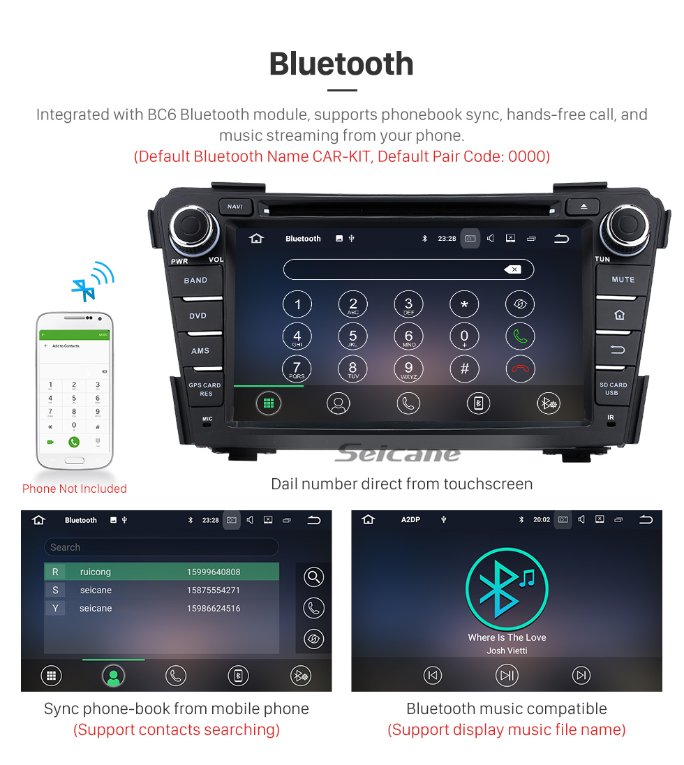 Seicane 2011 2012 2013 Hyundai I40 Android 5.1.1 Radio HD 1024*600 touch screen DVD GPS navigation system with Bluetooth OBD2 DVR Rearview camera TV 1080P Video 3G WIFI Steering Wheel Control USB SD Mirror link Quad-core CPU Seicane 2011 2012 2013 Hyundai I40 Android 5.1.1 Radio HD 1024*600 touch screen DVD GPS navigation system with Bluetooth OBD2 DVR Rearview camera TV 1080P Video 3G WIFI Steering Wheel Control USB SD Mirror link Quad-core CPU