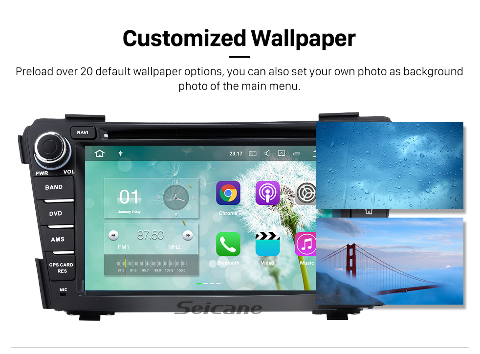Seicane 2011 2012 2013 Hyundai I40 Android 5.1.1 Radio HD 1024*600 touch screen DVD GPS navigation system with Bluetooth OBD2 DVR Rearview camera TV 1080P Video 3G WIFI Steering Wheel Control USB SD Mirror link Quad-core CPU Seicane 2011 2012 2013 Hyundai I40 Android 5.1.1 Radio HD 1024*600 touch screen DVD GPS navigation system with Bluetooth OBD2 DVR Rearview camera TV 1080P Video 3G WIFI Steering Wheel Control USB SD Mirror link Quad-core CPU