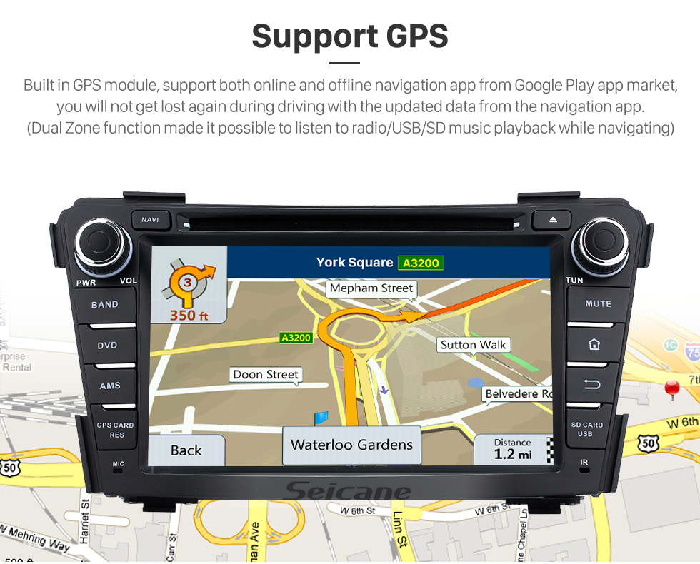 Seicane 2011 2012 2013 Hyundai I40 Android 5.1.1 Radio HD 1024*600 touch screen DVD GPS navigation system with Bluetooth OBD2 DVR Rearview camera TV 1080P Video 3G WIFI Steering Wheel Control USB SD Mirror link Quad-core CPU Seicane 2011 2012 2013 Hyundai I40 Android 5.1.1 Radio HD 1024*600 touch screen DVD GPS navigation system with Bluetooth OBD2 DVR Rearview camera TV 1080P Video 3G WIFI Steering Wheel Control USB SD Mirror link Quad-core CPU