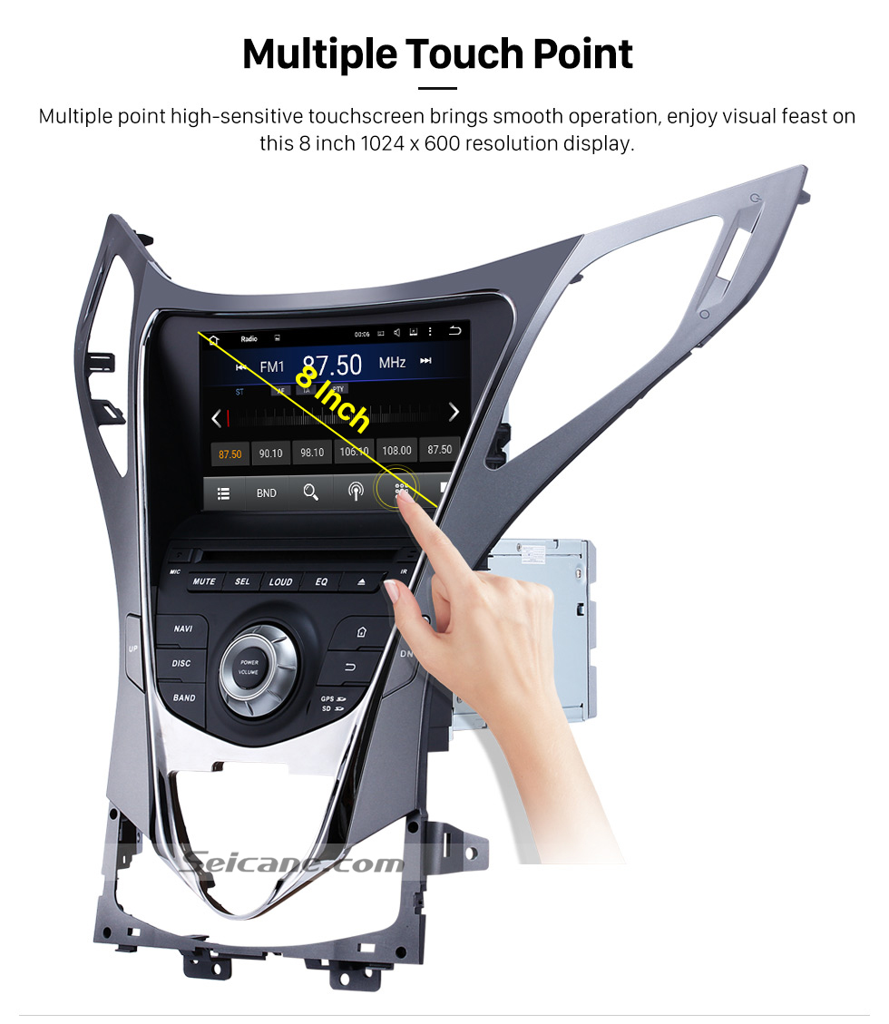 Seicane OEM Android 5.1 Radio GPS DVD player for 2011-2014 Hyundai HG with navigation system HD 1024*600 touch screen OBD2 DVR Rearview camera TV 3G WIFI Steering Wheel Control USB SD Bluetooth 1080P Video Quad-core CPU Mirror link Seicane OEM Android 5.1 Radio GPS DVD player for 2011-2014 Hyundai HG with navigation system HD 1024*600 touch screen OBD2 DVR Rearview camera TV 3G WIFI Steering Wheel Control USB SD Bluetooth 1080P Video Quad-core CPU Mirror link