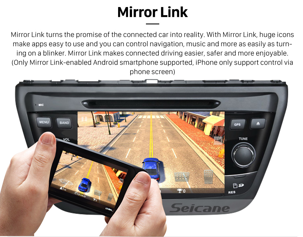 Seicane Reposição 2013 2014 Suzuki S Cross Android 5.1.1 Rádio leitor de DVD sistema de navegação GPS LinkMirror GPS HD 1024*600 Ecrã Tátil Bluetooth OBD2 DVR Retrovisor Câmera tv 1080P Vídeo 3G WIFI Controle de volante USB SD Quatro núcleos CPU Seicane Reposição 2013 2014 Suzuki S Cross Android 5.1.1 Rádio leitor de DVD sistema de navegação GPS LinkMirror GPS HD 1024*600 Ecrã Tátil Bluetooth OBD2 DVR Retrovisor Câmera tv 1080P Vídeo 3G WIFI Controle de volante USB SD Quatro núcleos CPU