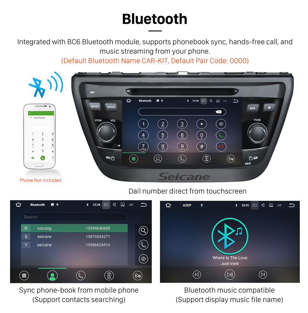 Seicane Reposição 2013 2014 Suzuki S Cross Android 5.1.1 Rádio leitor de DVD sistema de navegação GPS LinkMirror GPS HD 1024*600 Ecrã Tátil Bluetooth OBD2 DVR Retrovisor Câmera tv 1080P Vídeo 3G WIFI Controle de volante USB SD Quatro núcleos CPU Seicane Reposição 2013 2014 Suzuki S Cross Android 5.1.1 Rádio leitor de DVD sistema de navegação GPS LinkMirror GPS HD 1024*600 Ecrã Tátil Bluetooth OBD2 DVR Retrovisor Câmera tv 1080P Vídeo 3G WIFI Controle de volante USB SD Quatro núcleos CPU
