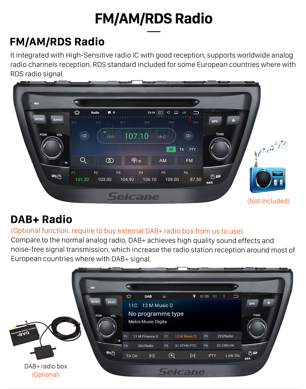 Seicane Reposição 2013 2014 Suzuki S Cross Android 5.1.1 Rádio leitor de DVD sistema de navegação GPS LinkMirror GPS HD 1024*600 Ecrã Tátil Bluetooth OBD2 DVR Retrovisor Câmera tv 1080P Vídeo 3G WIFI Controle de volante USB SD Quatro núcleos CPU Seicane Reposição 2013 2014 Suzuki S Cross Android 5.1.1 Rádio leitor de DVD sistema de navegação GPS LinkMirror GPS HD 1024*600 Ecrã Tátil Bluetooth OBD2 DVR Retrovisor Câmera tv 1080P Vídeo 3G WIFI Controle de volante USB SD Quatro núcleos CPU