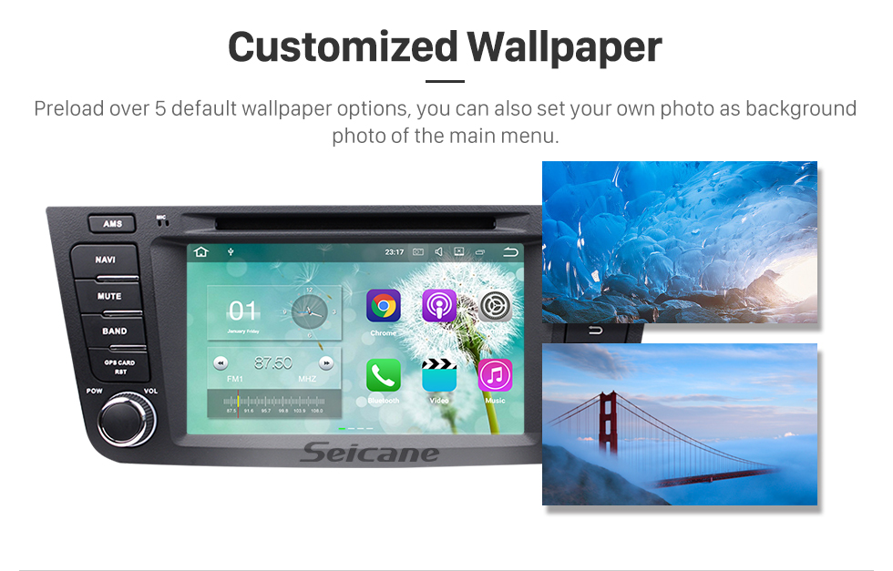Seicane Quad-core Geely EX7 Android 5.1.1 Radio DVD player GPS navigation system HD 1024*600 touch screen Bluetooth OBD2 DVR Rearview camera TV 1080P Video 3G WIFI Steering Wheel Control USB SD Mirror link Seicane Quad-core Geely EX7 Android 5.1.1 Radio DVD player GPS navigation system HD 1024*600 touch screen Bluetooth OBD2 DVR Rearview camera TV 1080P Video 3G WIFI Steering Wheel Control USB SD Mirror link