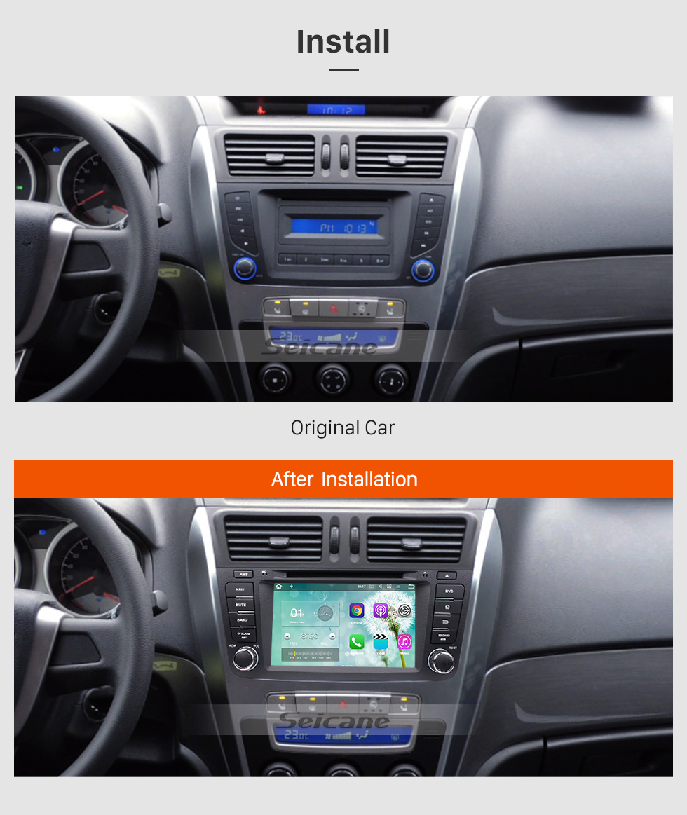 Seicane Quad-core Geely EX7 Android 5.1.1 Radio DVD player GPS navigation system HD 1024*600 touch screen Bluetooth OBD2 DVR Rearview camera TV 1080P Video 3G WIFI Steering Wheel Control USB SD Mirror link Seicane Quad-core Geely EX7 Android 5.1.1 Radio DVD player GPS navigation system HD 1024*600 touch screen Bluetooth OBD2 DVR Rearview camera TV 1080P Video 3G WIFI Steering Wheel Control USB SD Mirror link