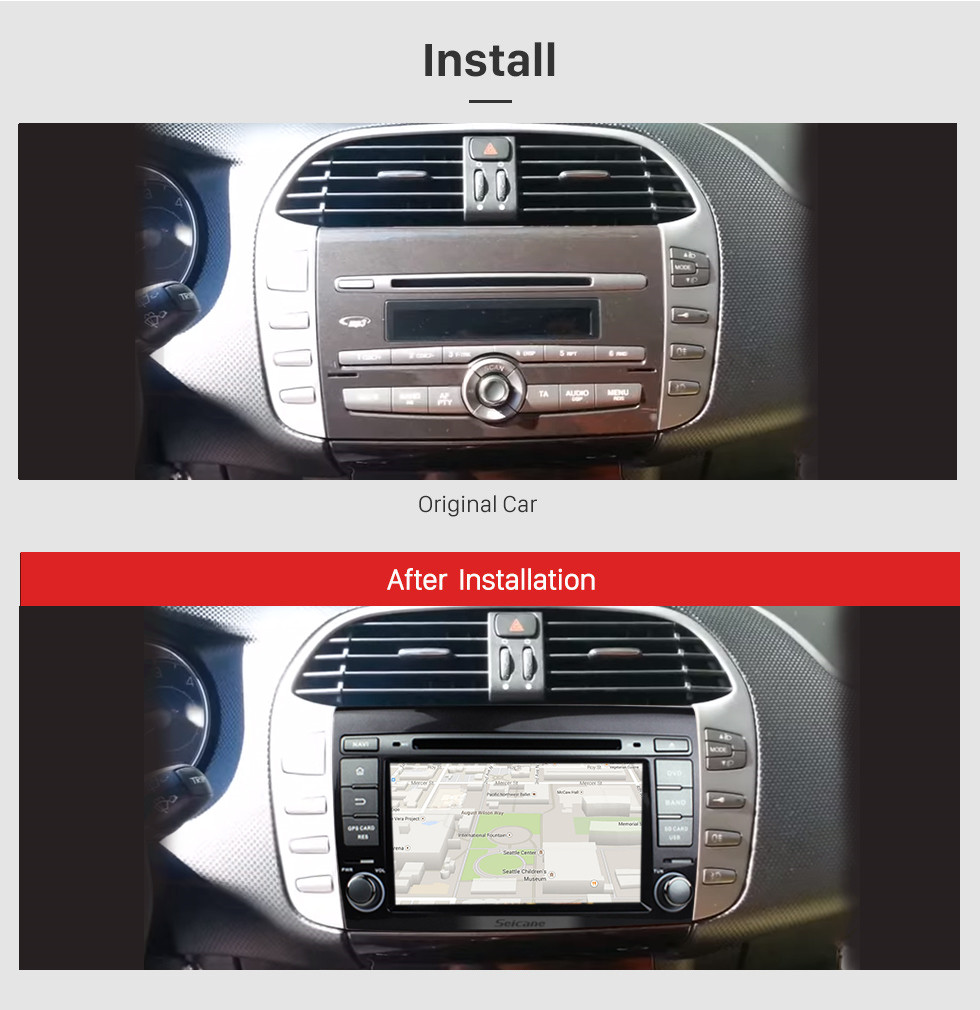 Seicane OEM leitor de DVD Android 7.1 Sistema de Navegação para 2007-2012 FIAT BRAVO com GPS Quatro núcleos CPU LinkMirror Rádio HD 1024*600 Ecrã Tátil OBD2 DVR Retrovisor Câmera TV 1080P Vídeo 3G WIFI Controle de volante Bluetooth USB SD Seicane OEM leitor de DVD Android 7.1 Sistema de Navegação para 2007-2012 FIAT BRAVO com GPS Quatro núcleos CPU LinkMirror Rádio HD 1024*600 Ecrã Tátil OBD2 DVR Retrovisor Câmera TV 1080P Vídeo 3G WIFI Controle de volante Bluetooth USB SD