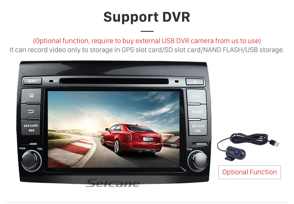 Seicane OEM leitor de DVD Android 7.1 Sistema de Navegação para 2007-2012 FIAT BRAVO com GPS Quatro núcleos CPU LinkMirror Rádio HD 1024*600 Ecrã Tátil OBD2 DVR Retrovisor Câmera TV 1080P Vídeo 3G WIFI Controle de volante Bluetooth USB SD Seicane OEM leitor de DVD Android 7.1 Sistema de Navegação para 2007-2012 FIAT BRAVO com GPS Quatro núcleos CPU LinkMirror Rádio HD 1024*600 Ecrã Tátil OBD2 DVR Retrovisor Câmera TV 1080P Vídeo 3G WIFI Controle de volante Bluetooth USB SD