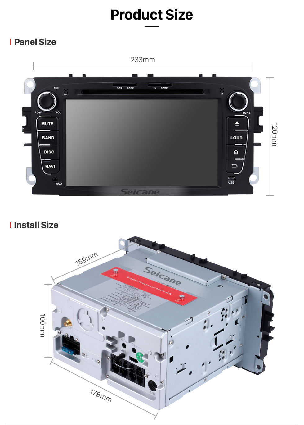 Seicane 2008-2010 Ford Focus Android 5.1.1 Radio GPS DVD player HD 1024*600 touch screen navigation system Bluetooth OBD2 DVR Rearview camera TV 1080P Video 3G WIFI Steering Wheel Control USB SD Quad-core CPU Mirror link Seicane 2008-2010 Ford Focus Android 5.1.1 Radio GPS DVD player HD 1024*600 touch screen navigation system Bluetooth OBD2 DVR Rearview camera TV 1080P Video 3G WIFI Steering Wheel Control USB SD Quad-core CPU Mirror link
